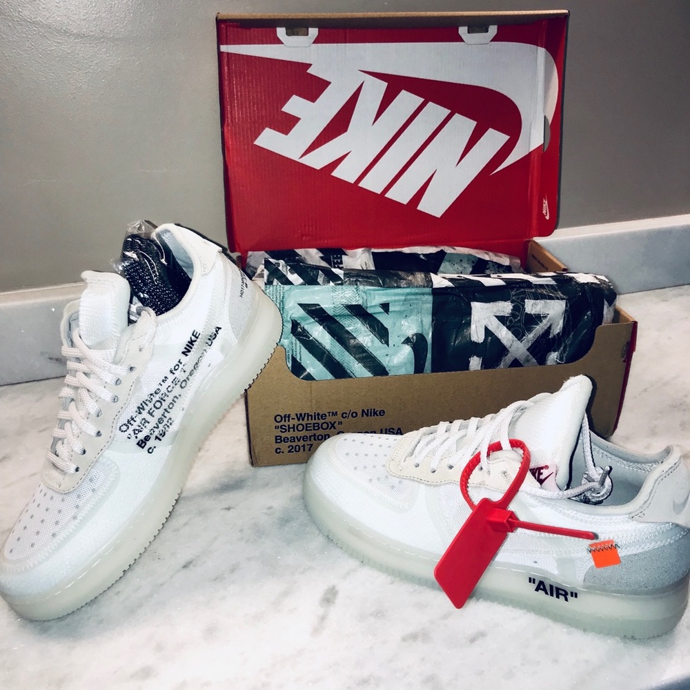 Off White x Nike Air Force 1 OG “Ghosting” UA
